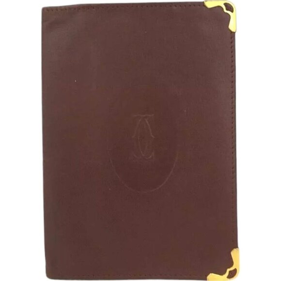 058139BB (L1) Cartier Wallet Bordeaux Leather - Picture 1 of 9